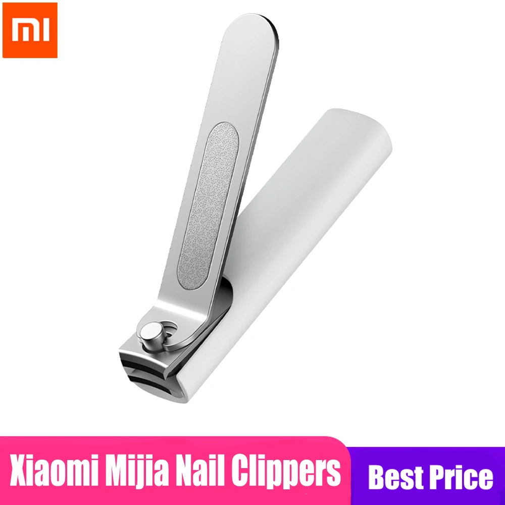 Кусачки для ногтей Xiaomi Mijia Из нержавеющей Стали С Защитой От брызг, Триммер Для Педикюра, Профессиональные Пилочки Для ногтей
