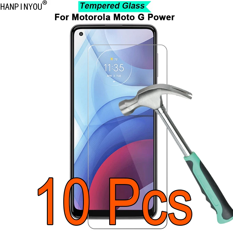 10 Шт./лот Для Motorola Moto G Power 5G 2023 2021 2022 Твердость 9H 2.5D Закаленная Стеклянная Пленка Для Защиты экрана